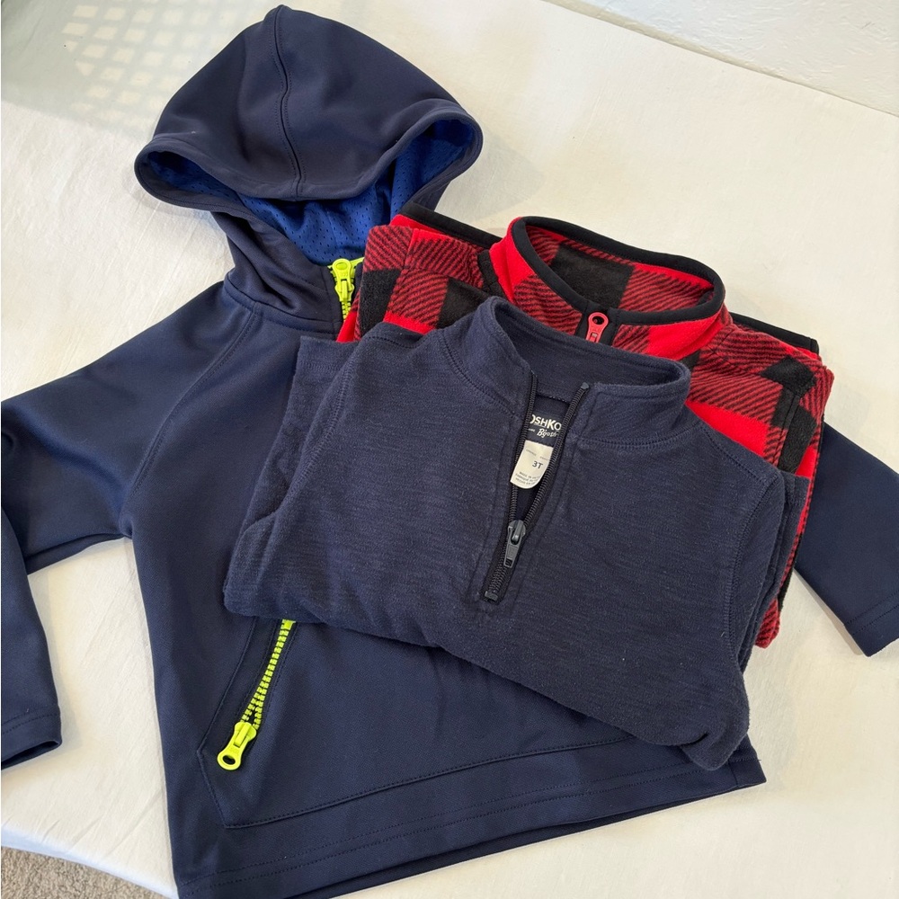 Lot of Boys 1/4 Zip Pullovers
